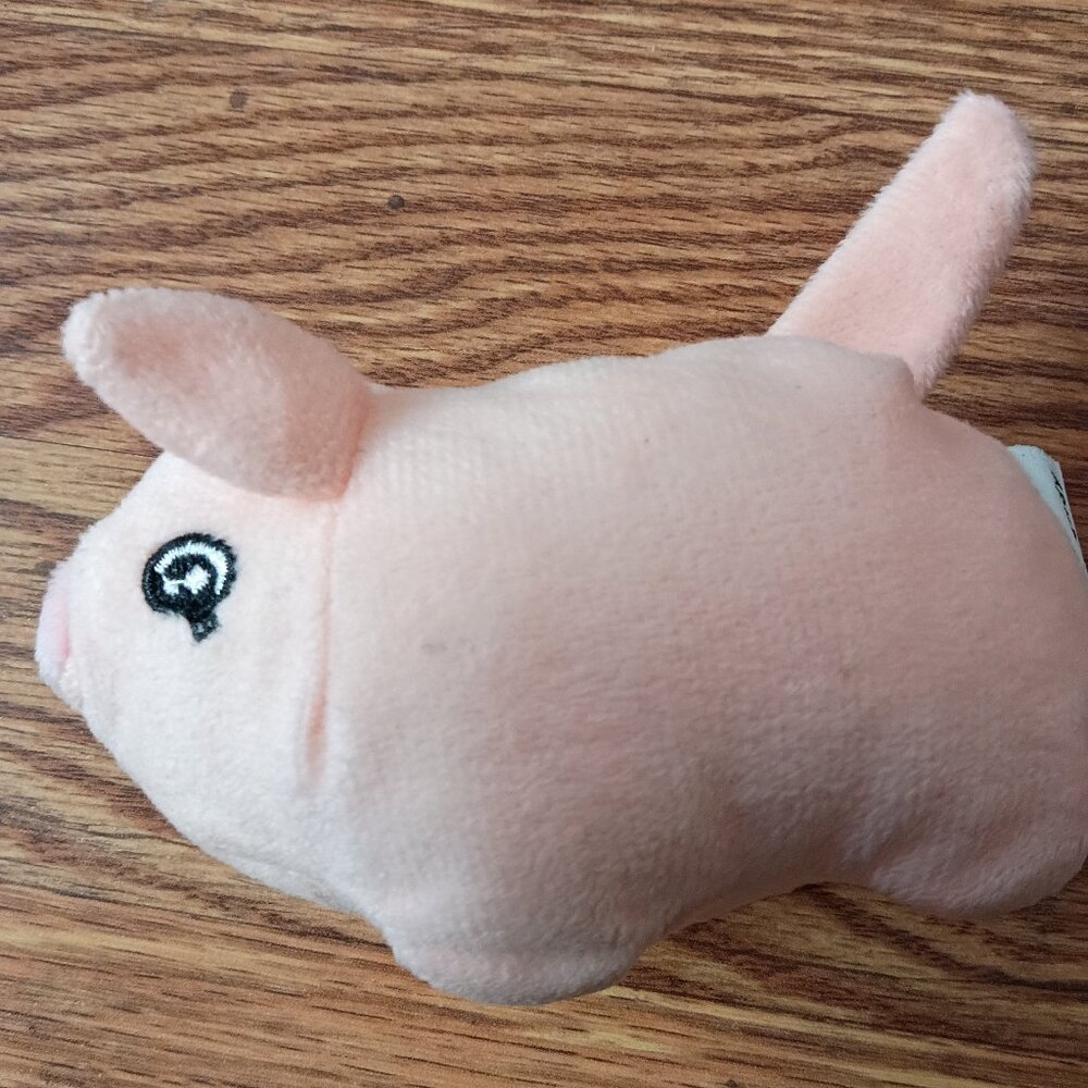 Legend Sandy pink dog squeak toy pig